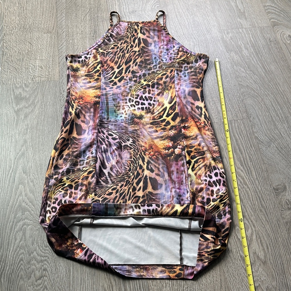 Animal Print Sleeveless Bodycon Dress - Picture 9 of 11
